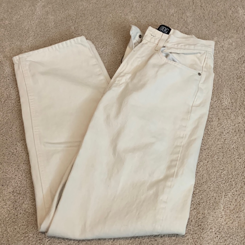 BDG cream jeans